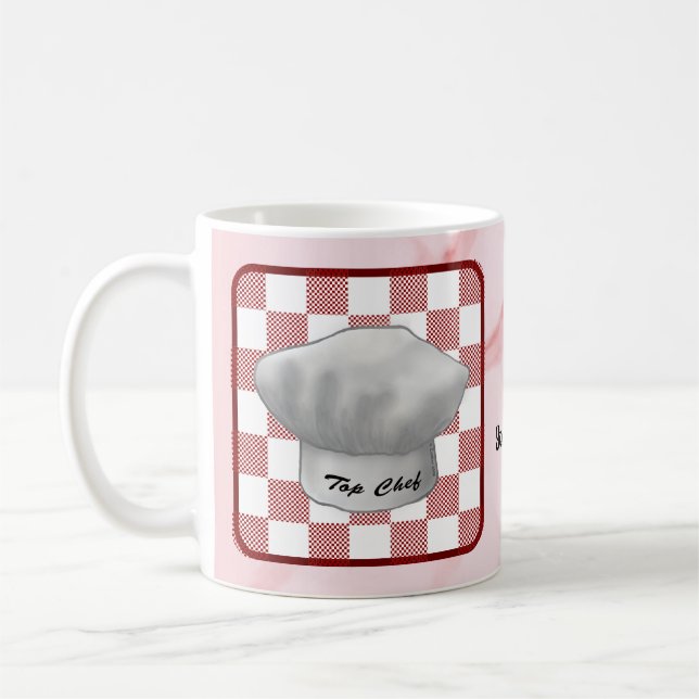 Kochmütze Checker Kaffeetasse (Links)