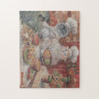 Kochs-Achsen-mexikanisches Fiesta-Puzzlespiel Puzzle