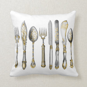 Kochs-Catering-Tischbesteckgeschäft Kissen