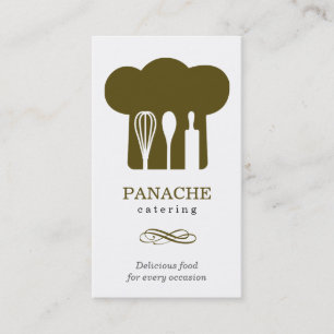 Kochs-Hut-Geschäfts-Karte Visitenkarte