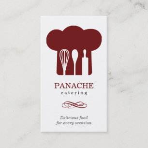 Kochs-Hut-Geschäfts-Karte Visitenkarte