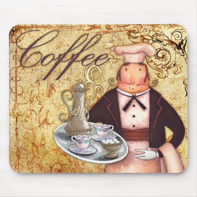 Kochs-Kaffee Mousepad (Vorne)