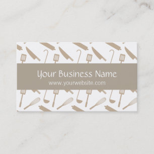 Kochs-kochende Geräte, Catering-Geschäfts-Karten Visitenkarte