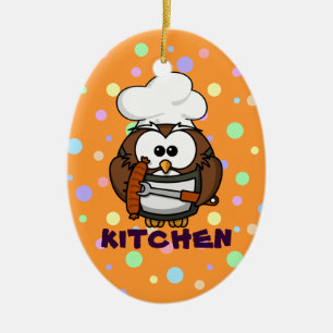 Kochseule Keramik Ornament
