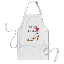 Kocht für niedlichen hohen Heels Schürze