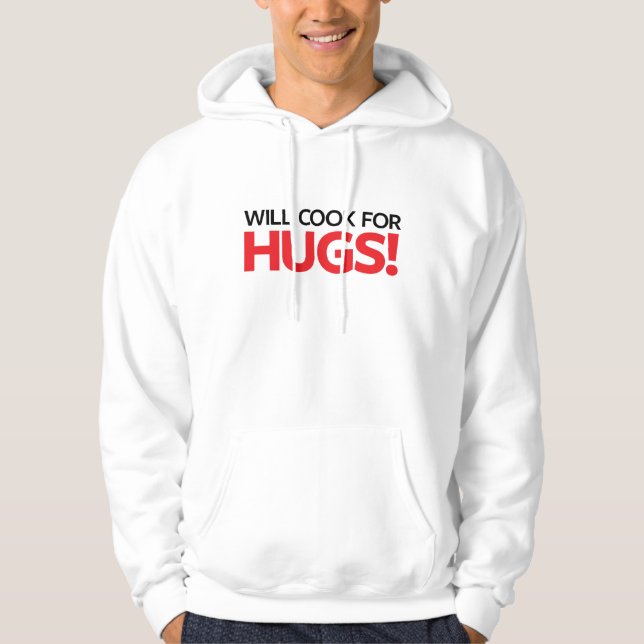 Kocht für Umarmungen Hoodie (Vorderseite)