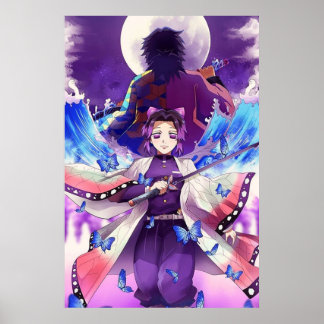 Kocoho Shinobu X Giyu Tomioka Poster