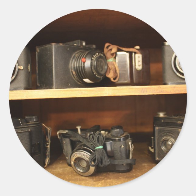 Kodak Moment Runder Aufkleber (Vorderseite)
