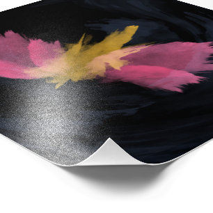 Kodak-Papierabzug, Watercolor Midnight Flight Fotodruck