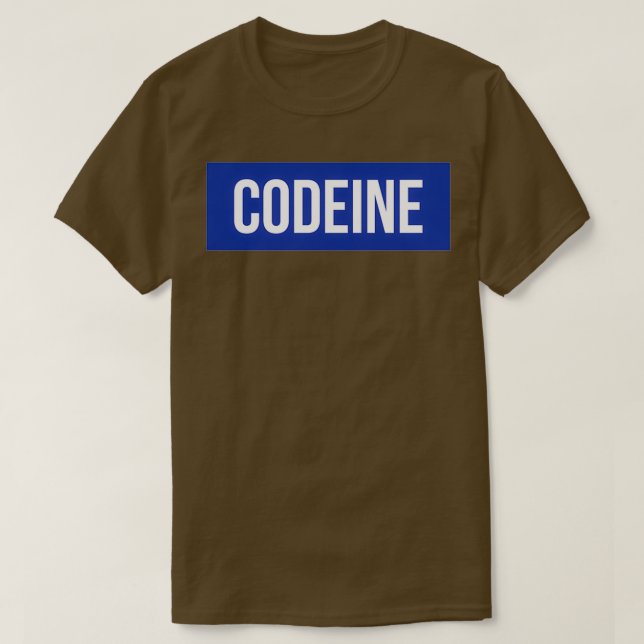 Kodein-Geschenk für Apotheker T-Shirt (Design vorne)
