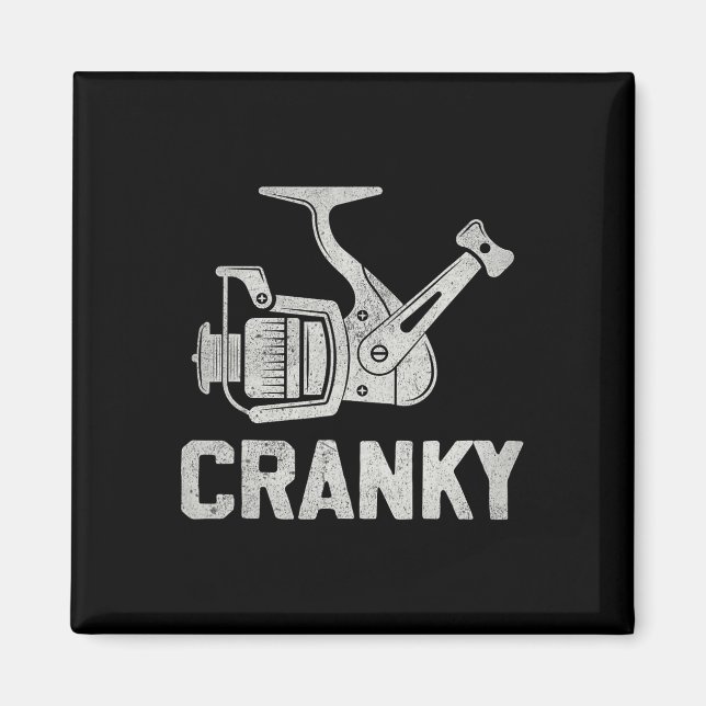 Köder Angelköder Cranky Lustig Angeln Fisch Magnet (Vorne)