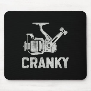Köder Angelköder Cranky Lustig Angeln Fishe Mousepad