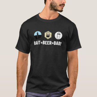 Köder, Bier und T - Shirt der Vaterschaft