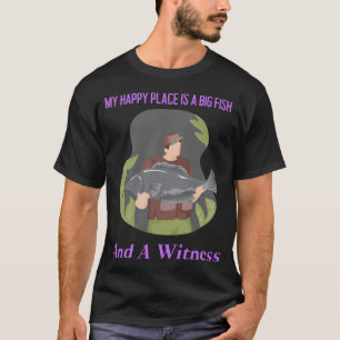 Köder Gießen Grinsen Angeln endloser Spin T-Shirt