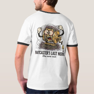 Ködergurt-Angler Letzter Nerv Lustige Rückschlag-A T-Shirt