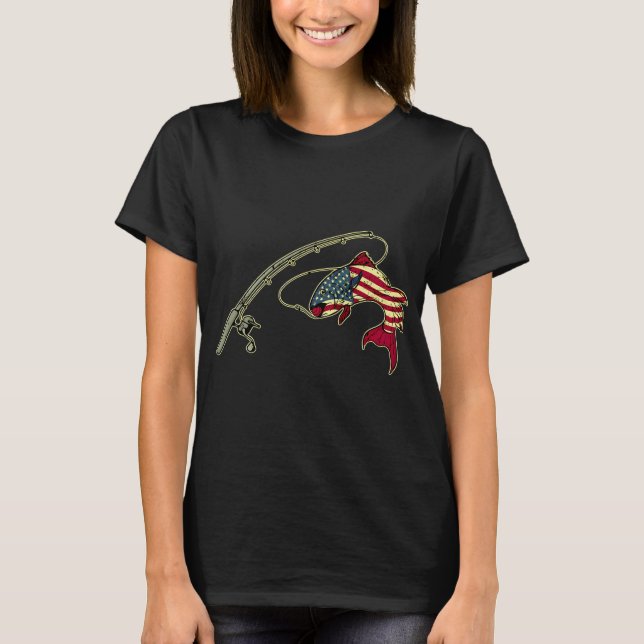 Köderloser Speerfischer Harpune Taucher T-Shirt (Vorderseite)