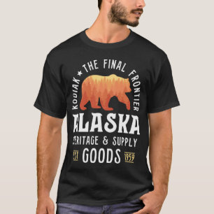 Kodiak Alaska Shirt Bär Die letzte Grenze Familie