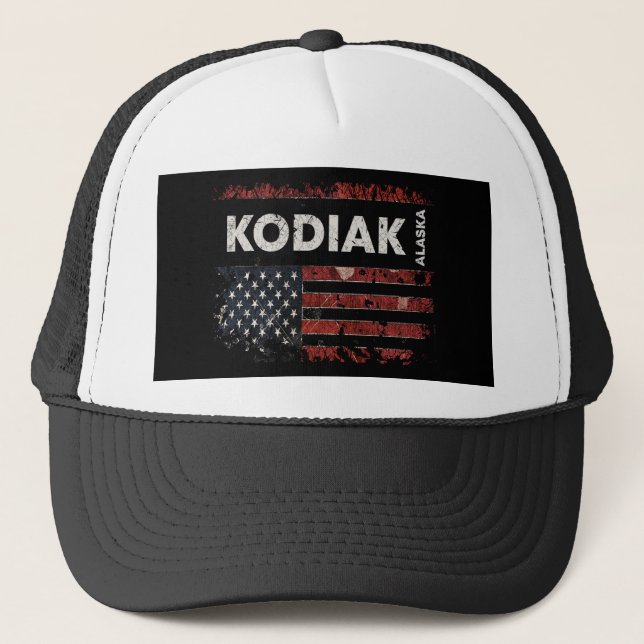 Kodiak Alaska Truckerkappe (Vorderseite)