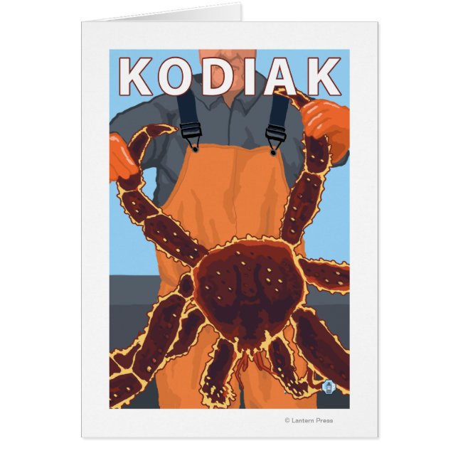Kodiak, AlaskaAlaskan King Crab (Vorne)
