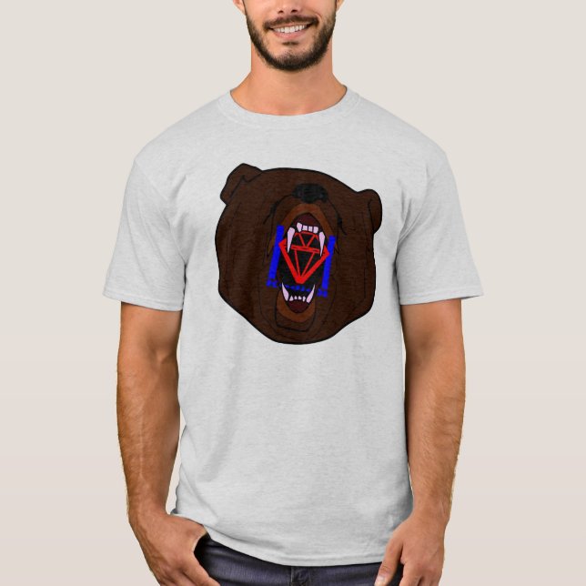 Kodiak-Bärn-T-Shirt T-Shirt (Vorderseite)