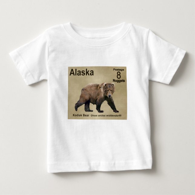 Kodiak Bear Baby T-shirt (Vorderseite)