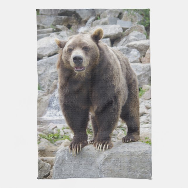 Kodiak Bear Geschirrtuch (Vertikal)