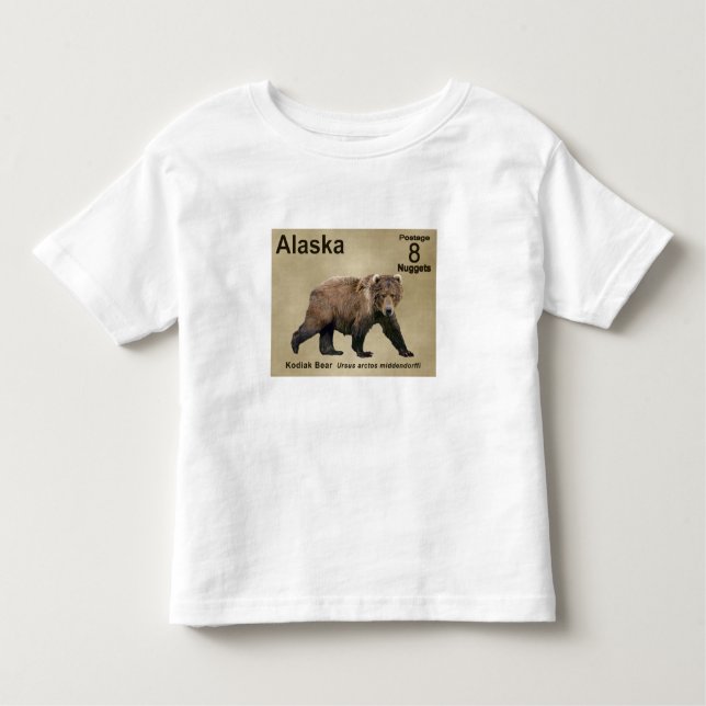 Kodiak Bear Kleinkind T-shirt (Vorderseite)