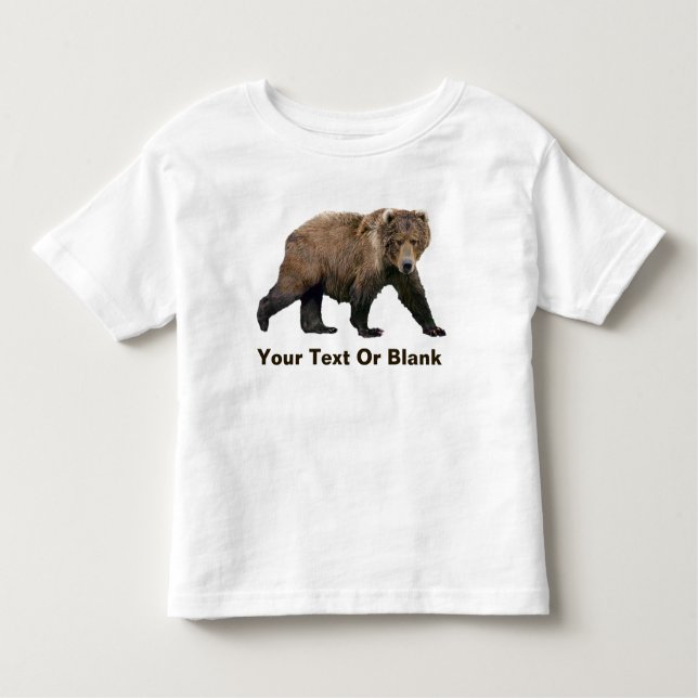 Kodiak Bear Kleinkind T-shirt (Vorderseite)