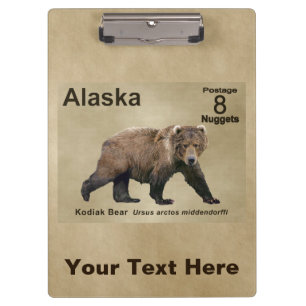 Kodiak Bear Klemmbrett