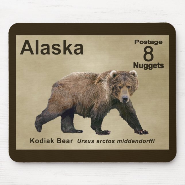 Kodiak Bear Mousepad (Vorne)