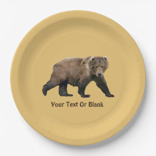 Kodiak Bear Pappteller