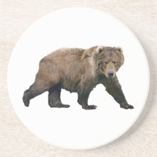 Kodiak Bear Sandstein Untersetzer