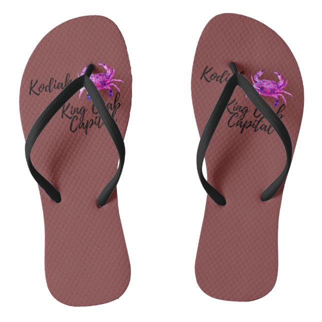 Kodiak Crab Hauptstadt Flip Flops (Fußbett)