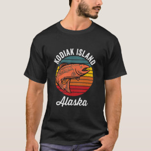 Kodiak Insel Alaska Lachs Fischerei  T-Shirt