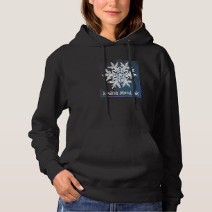 Kodiak Island Ak Snowflake für Skier & Snowboarder Hoodie
