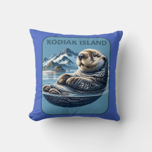 Kodiak Island Sea Otter Alaska Kissen
