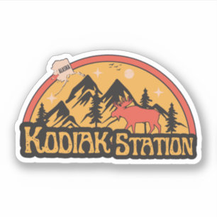 Kodiak Station, Alaska Aufkleber