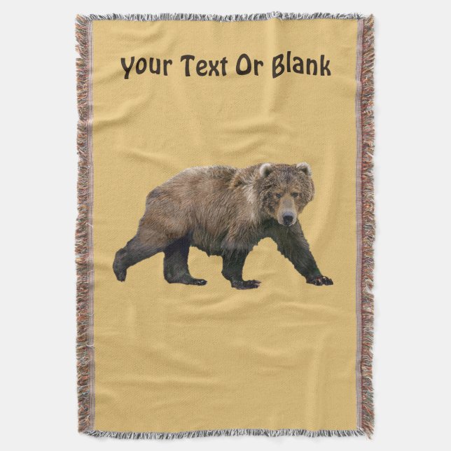 Kodiakbär Decke (Vorderseite Vertikal)