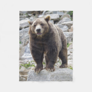 Kodiakbär Fleecedecke