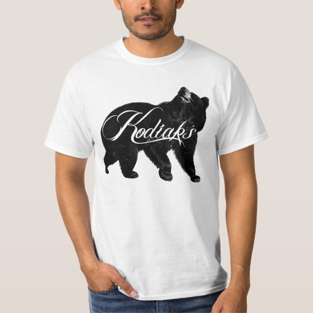 Kodiaks-Logo-Bär T-Shirt (Vorderseite)