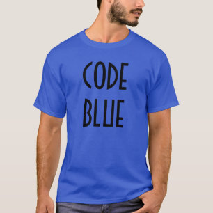 "Kodieren Sie blauen" T - Shirt