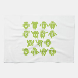 Kodiert für Gang (Bugdroid Softwareentwickler) Handtuch