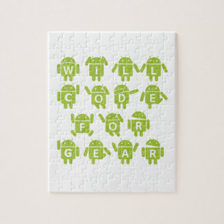 Kodiert für Gang (Bugdroid Softwareentwickler) Puzzle