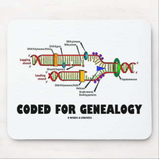 Kodiert für Genealogie (DNS-Reproduktion) Mousepad