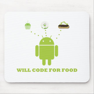 Kodiert für Nahrung (androider Softwareentwickler) Mousepad