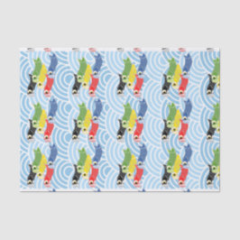 Kodomo-no-hi Carp Streamers Seidenpapier