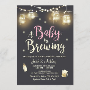 Koedukations-Baby GRILLEN Einladung des Babys Q,