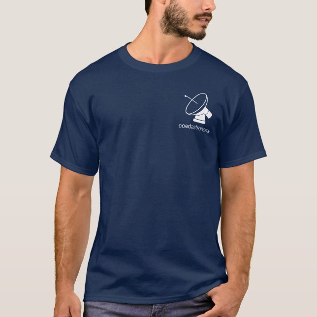 Koedukationsastronomiedunkelheits-T - Shirt (Vorderseite)
