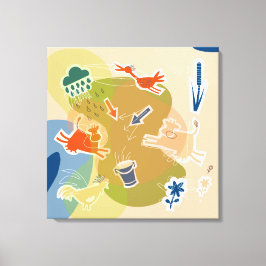 koeien in de natuur leinwanddruck