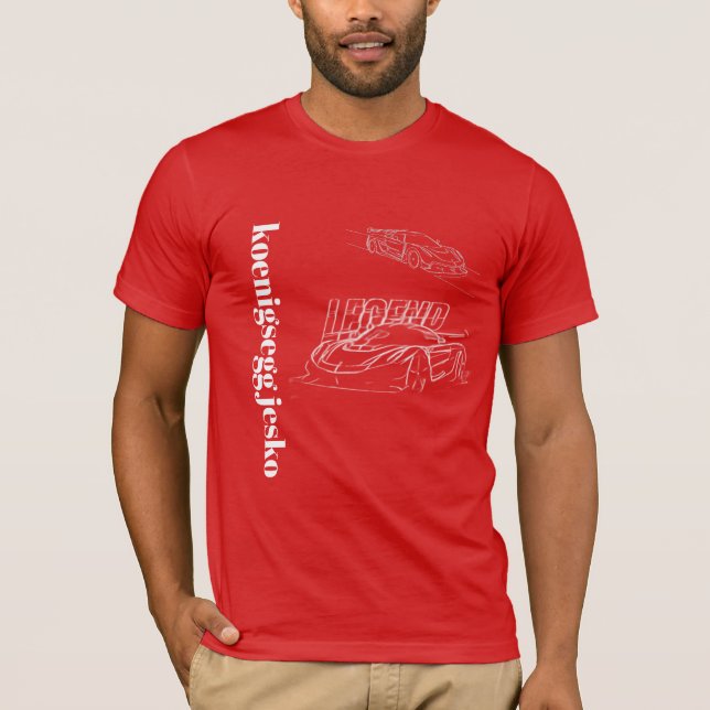 Koenigsegg Jesko T-Shirt (Vorderseite)